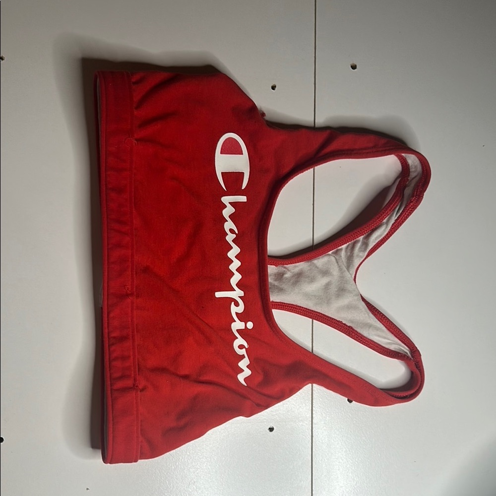 Champion Scarlet Red Athletic Bra